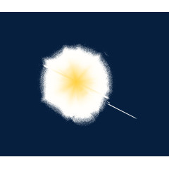 黄色镜头光晕摄影晕影