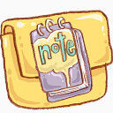 文件夹注韩国手绘风格可爱图标