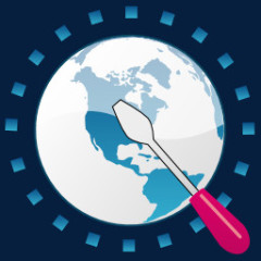 应用程序发展网络乳白色- 2.0 -图标