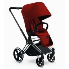红色婴儿车