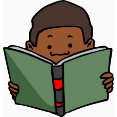 看书的卡通人物