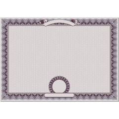 欧式证书元素矢量素材