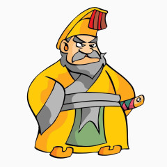 古代的手绘君王形象