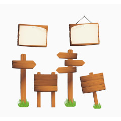 卡通实木吊牌指示牌边框合集