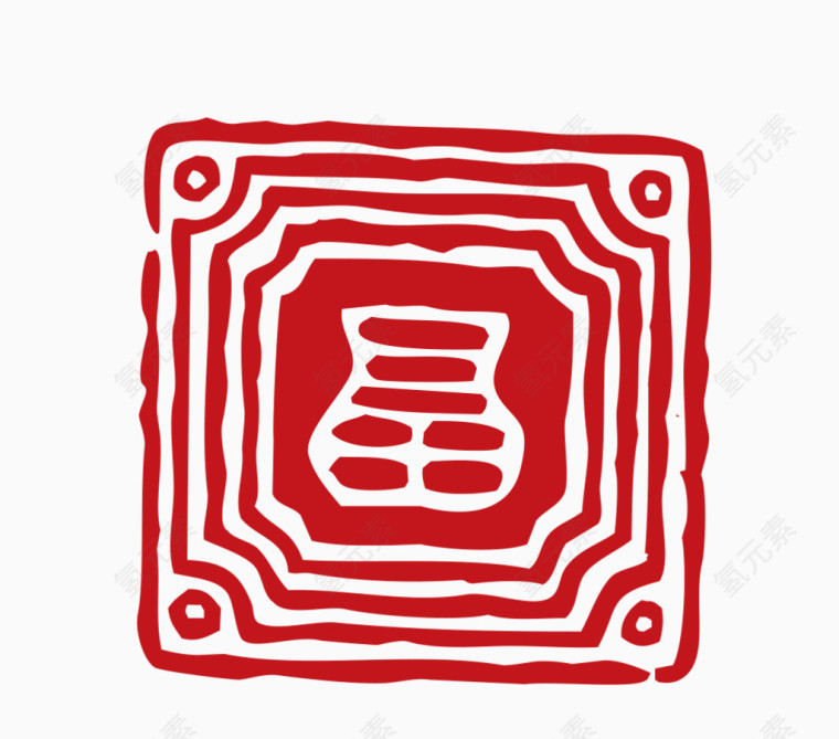 中国风印章素材