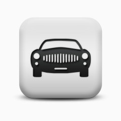 不光滑的白色的广场图标运输旅行运输车Transport-travel-icons