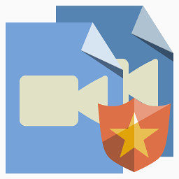 文件类型视频盾flat-icons
