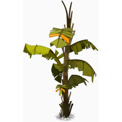 树木背景图片素材卡通树木