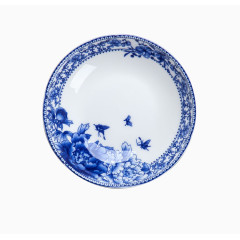 复古古风青花瓷盘子