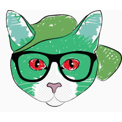 可爱的手绘猫咪