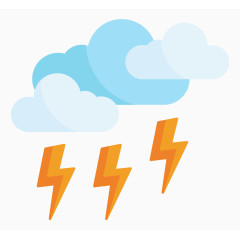 雷阵雨图标