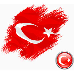矢量土耳其国旗