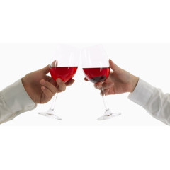 喝红酒干杯场景