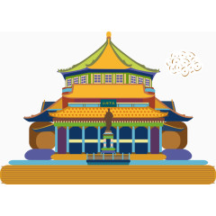 中国风建筑庙宇