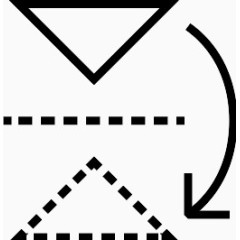 软件反映垂直Linea-outline-icons