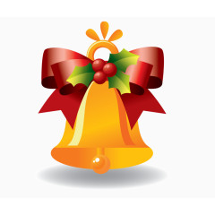 金色铃铛矢量图