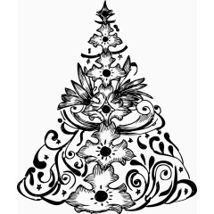 圣诞树矢量图