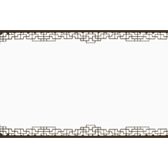 中国风花纹边框古风古典