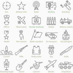 军事图标