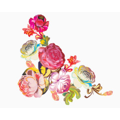 唯美背景图片鲜花元素