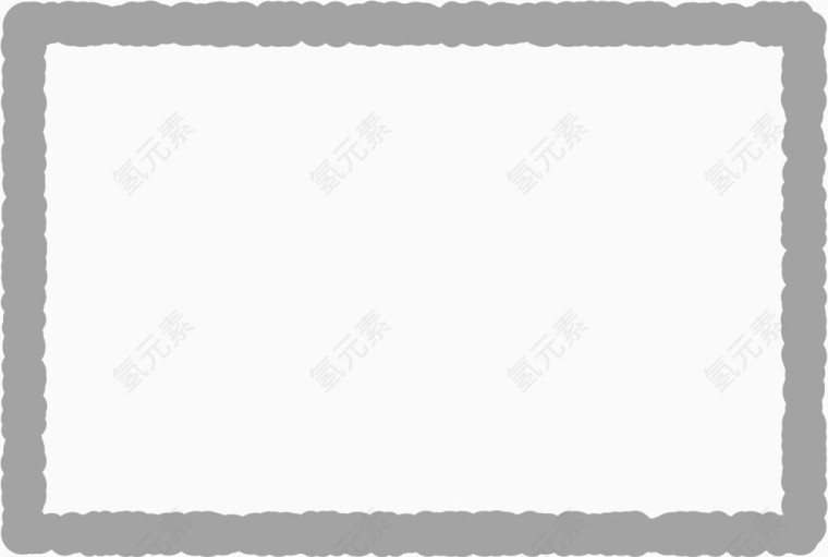 边框 简洁 黑白