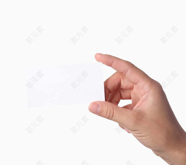 手拿名片   手拿纸卡
