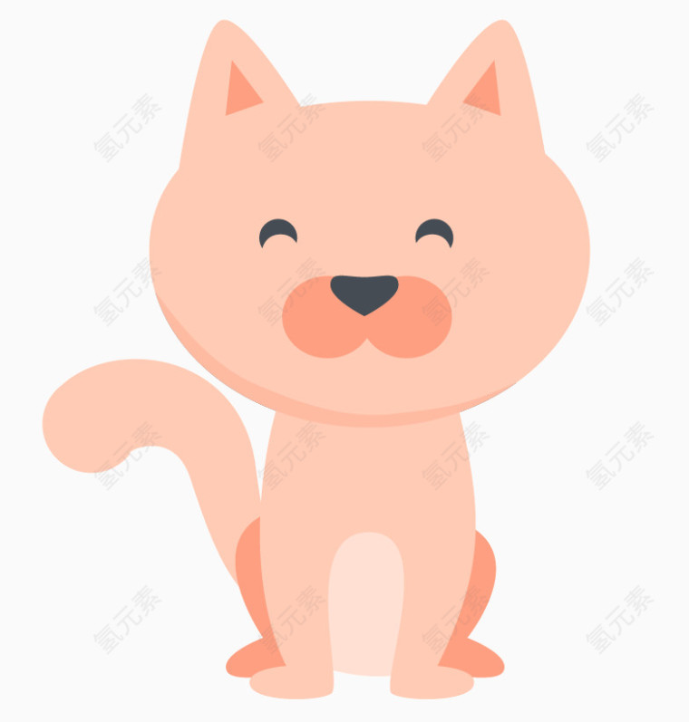 卡通手绘可爱猫咪 