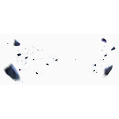 悬浮的石子效果散碎石子海报简洁大方元素