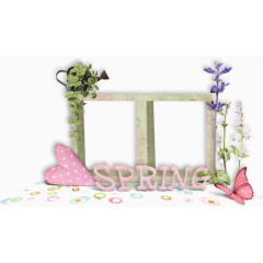 矢量花卉边框素材手绘花卉素材