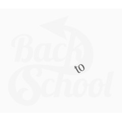 开学季艺术字体