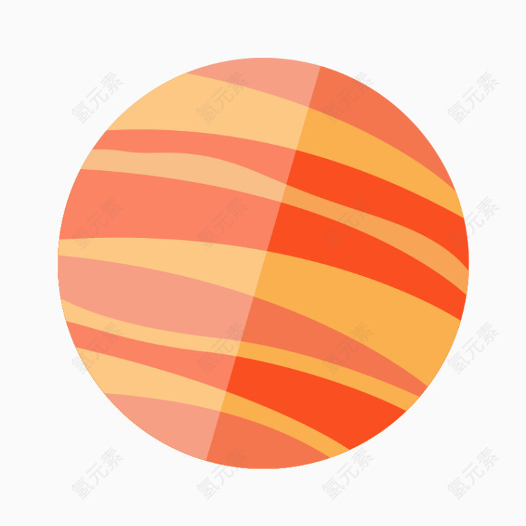 星球卡通星空装饰素材