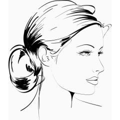 卡通手绘女孩照片