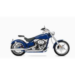 矢量手绘摩托车