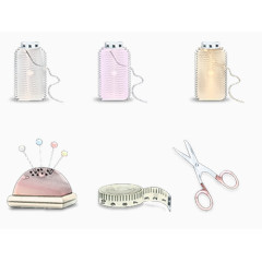 针线活必备矢量元素