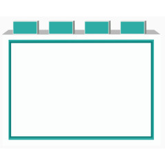 矢量商品展示框底框
