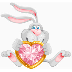 爱吃东西的小兔子