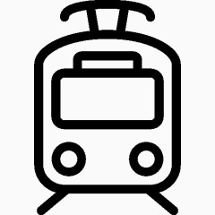 有轨电车运输图标