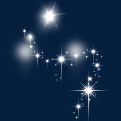 免抠白色光晕光效