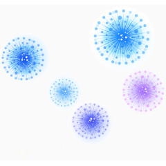 抽象炫彩放射状