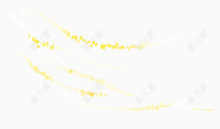 手绘清新流动的风