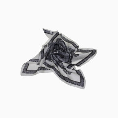 韩版男士商务西装领巾真丝小方巾