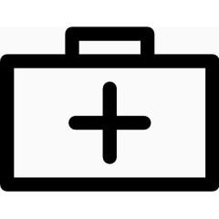 医疗情况下Outlined-icons