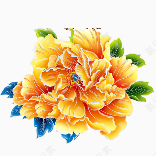 中秋节团圆花朵