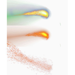 火山喷发效果元素