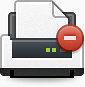 打印取消工作Retina-web-icons