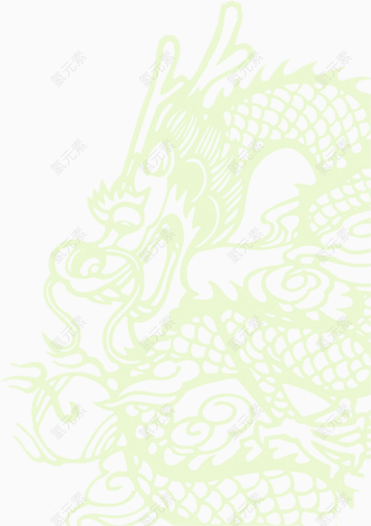 手绘龙