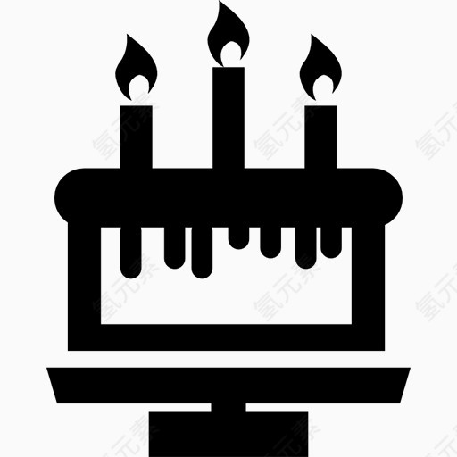 生日蛋糕图标