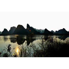 清远英西峰林风光