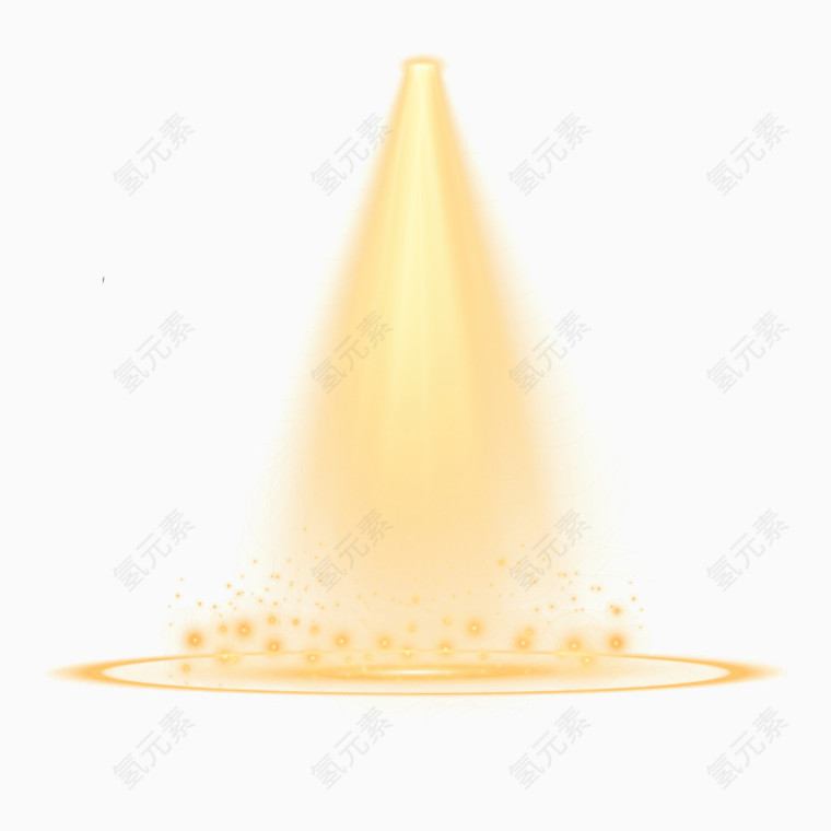 金色光束海报背景