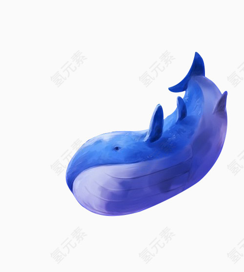 卡通鲸鱼
